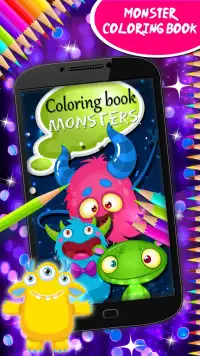 Monsters Coloring Book Screen Shot 0