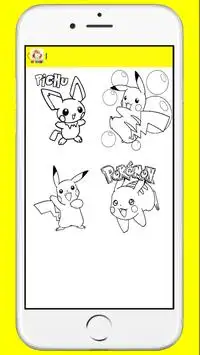 Pokemon Character Coloring Book for Children Screen Shot 2
