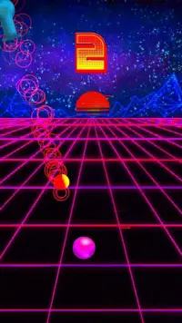 VaporBall - Fun Addictive Vaporwave Arcade Game! Screen Shot 3