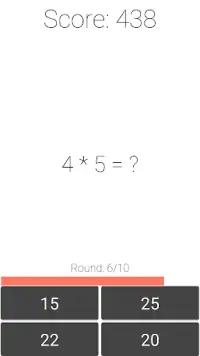 Multiplication Game Screen Shot 1