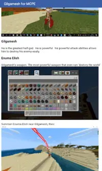 Addon Gilgamesh for Minecraft PE Screen Shot 0
