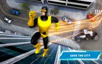 Light Speed Hero Rescue City : Flying Rope Hero 3d Screen Shot 7
