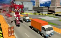 Real Robot Пожарный грузовик: Робот супер грузовик Screen Shot 15