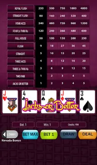 Super Deluxe Video Poker Screen Shot 10
