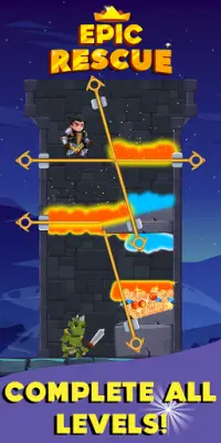 Epic Rescue - Pull The Pin Screen Shot 2