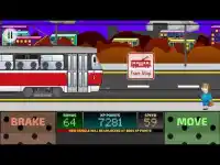 Tram Driver Simulator 2D - city train driving sim Screen Shot 0