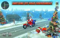Racing Moto Bike Rider 3D: Santa Gift Delivery Sim Screen Shot 3