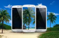 Pantai Laut Palm Live Wallpaper FREE Screen Shot 0