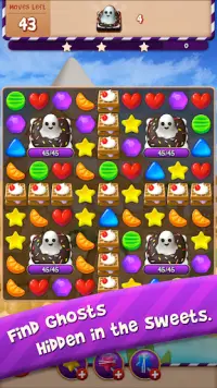 Sugar Witch - Sweet Match 3 Puzzle Game Screen Shot 2