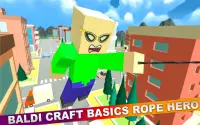 Baldi Craft Basics - Spider Rope Hero Crime City Screen Shot 0