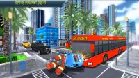 शहर रिक्शा माल ट्रांसपोर्ट: चालक सिम्युलेटर 3 डी Screen Shot 2
