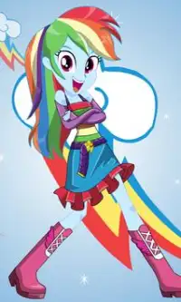 Dress Up Rainbow Dash Screen Shot 0