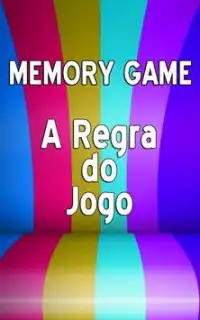 A Regra do Jogo Memory Game Screen Shot 0