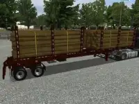 Truck Wood Cargo Driver Simulation -Wood Transport Screen Shot 1