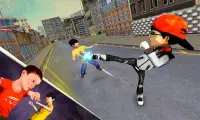 Kids Fighting Games - Gangster in Street Screen Shot 1