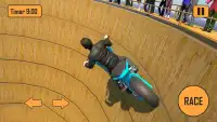 Well Of Death Bicycle Stunt Rider Screen Shot 2