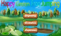 Happy Green Frog Jumping Screen Shot 7