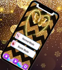 Gold Glitter ButterFly Piano Music Tiles  🎹 Screen Shot 5