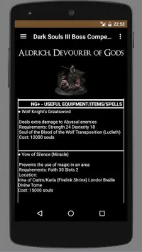 Guide for Dark Souls 3 Bosses (ADS FREE) Screen Shot 0