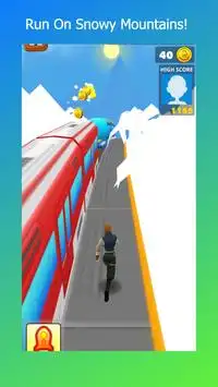 पहाड़ी धावक - नि: शुल्क कूल ज़ोंबी रन 3 डी गेम Screen Shot 0