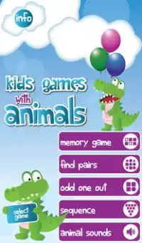 Kids Games with Animals Screen Shot 4