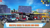 เมือง โค้ช รถบัส จำลอง: รถบัส การขับรถ เกม 2020 Screen Shot 0