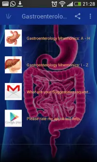 Gastroenterology Mnemonics  (Free) Screen Shot 1