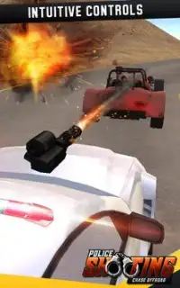 Police Shooting Chase Offroad Screen Shot 3