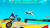 Crazy Bike vs Plane Tricky Stunts Challenge Screen Shot 3