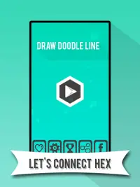 Connect Hex puzzle : Doodle Line Screen Shot 0