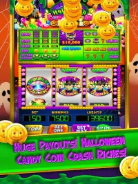 Halloween Candy Vegas Slots Mega Slot Machine FREE Screen Shot 0