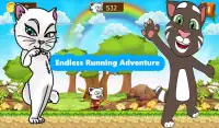 My Talking Cat Adventure Run Screen Shot 0