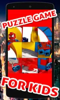 Puzzles Lego Spider Man Screen Shot 0