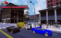 本当のダンプトラックシム3d：ゴミ箱のトラック都市のピックアップの実行 Screen Shot 6