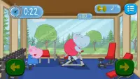 Permainan Kebugaran: Hippo Trainer Screen Shot 3