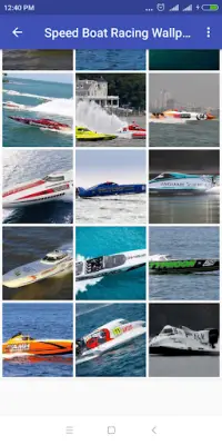 Speed Boat Racing Wallpaper Screen Shot 2