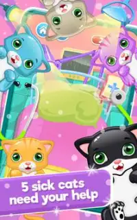 Little Cat Doctor:Pet Vet Game Screen Shot 2