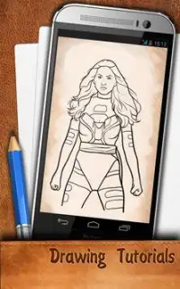 Drawing for X-Men Screen Shot 2