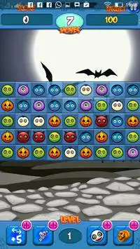 Halloween Candy Match Fun Screen Shot 2