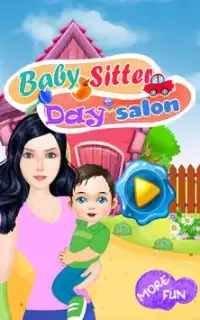 Salon Babysitter gadis game Screen Shot 0