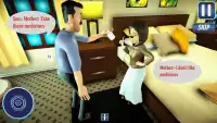 Papa Simulator 3D-Spiele: Babypflege moderne Famil Screen Shot 2