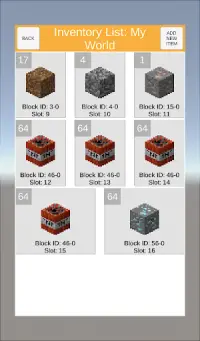 Inventory Editor for Minecraft Screen Shot 1