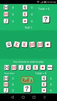 Poker Dice Multiplayer Screen Shot 1