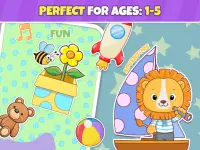 Toddler games: Puzzles, Balloon pop, Learn ABC Screen Shot 9