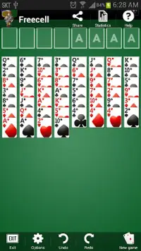 Freecell Playing Cards Screen Shot 0