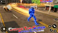 Police Cop Super Speed Hero Crime Game: War Robot Screen Shot 5