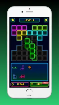 Glow Block Puzzle! Color Block Game Screen Shot 4
