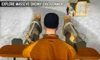 Śnieg psie zaprzęgi Transport - Dog Simulator Game Screen Shot 4