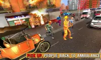 Fire Fighter Truck Real City Heroes Screen Shot 4