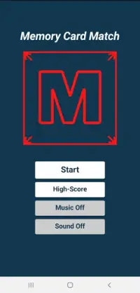 Memory Card Match Screen Shot 3